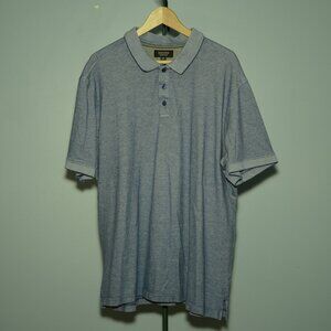 Nordstrom Men's Shop Polo shirt, heather blue XXL